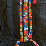 Nanette Lepore Women’s Black & Colorful Shorts Romper Photo 1