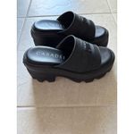 Casadei Platform Sandals Womens US 7 EU 37 Black Chunky Edgy Whimsigoth Grunge Photo 3