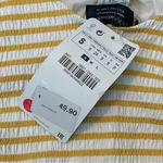 ZARA  One Piece Striped Swimsuit Size Small Photo 3