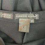 Fabrizio Gianni Stretch High Comfort Womens Black Dress Pants Sz 6 Casual Office Photo 1