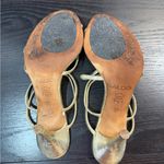 ALDO metallic gold heeled strappy sandals size 37 Photo 8