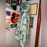 Just Be Green and Blue Tie-Dye Hoodie Long Sleeve Top Photo 4