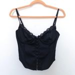 Tic Toc TIC‎ TOC Womens Corset Top Size S Black Lace Bustier Y2K Lingerie Coquette Party Photo 0