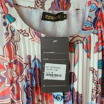 Reborn Bold Floral Tunic Mini Dress M Orange Size M Photo 2