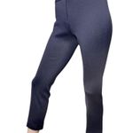 Tory Burch  Women’s 0 Navy Blue Wool Blend Sweater Knit Mid Rise Trousers Pants Photo 2
