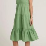 Marine layer Women's Size Large Jade Sheen Jude Flutter Sleeve Midi Dress NWT Photo 2