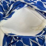 Robin Piccone Robin Piconne Blue White Ikat Halter Top Maxi Dress M Photo 6