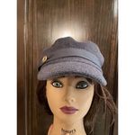 Hat Attack Womens Gray Wool‎ Blend Newsboy Cap Photo 3