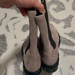 Free People Brooks Grey Suede Chunky Utility Combat Chelsea Boot Size 10 NEW Photo 8