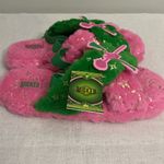 WICKED New! Women’s pink/green plush platform slippers size 9 Photo 5