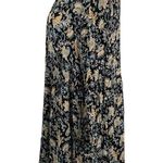 Hem & Thread Black Paisley Boho Long Sleeve Dress Size L Photo 2