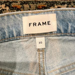 frame denim FINAL PRICE NWOT Frame Le Slouch Crop Bi- Color Jeans Photo 9