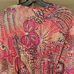 Tommy Bahama 💕💕 Carnival Lights Short Caftan Swim Cover Up - Azalea Pink Medium Photo 6