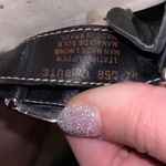 Gianni Bini  Tribute black leather buckle heels Photo 9