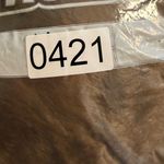 Cynthia Rowley  Brown Faux Fur Vest with Orange Print Lining Size L Mobwife fall Photo 11