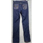 COOGI  Women's Denim Jeans 9/10 Colorful Beaded Pockets‎ Embellished Photo 4
