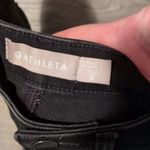 Athleta Black Zipped Ankle Jeans Size 4 Photo 3