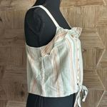 Derek Heart  Womens Tank Top Sz Small Beige Button Front Photo 3