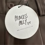 Princess Polly NWT  ORNELLA FAUX LEATHER PANTS BROWN​ Photo 4