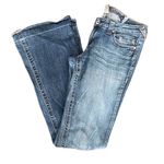Refuge  Womens Flared Jeans Low Rise Denim Cotton‎ Stretch Medium Wash Size 9 Photo 5
