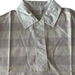 Everlane The Retro Jersey Organic Cotton Oversized Purple Stripe Polo Size S Photo 4