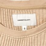 Current/Elliott  Womens Size 0 XS The Acture Knit Cropped Sweater Light Pink Photo 2