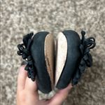 Coach Ariza Black Nubuck Leather Flower Medallion Ballet Flats Shoes Sz 9.5 Photo 6