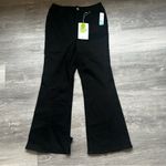 1822 Denim  Winter High Rise Flare Fleece Lining Black Stretch Size 8 NWT Photo 1