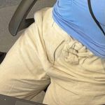 Pink Lily White buckle pants  Photo 1