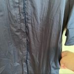 Beach Lunch Lounge Collection Kiya Navy Blue Button Down Dress Photo 3