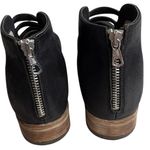 Free People  Leather Emma Cut-Out Booties Black Size Photo 6