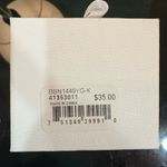 Element Gold Necklace with Silver Cross and Believe Tag Photo 2