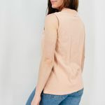 Ralph Lauren  nude pink collared sleeveless tennis prep top size M Photo 7