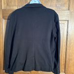 A New Day A New Day Women's Plus Button Up Blazer Jacket Relaxed Fit, Black, Photo 3