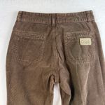 Chloé Vtg CHLOE Sz 34 US XS Flare Pants Mid Rise Brown Corduroy Retro Grunge Designer Photo 15
