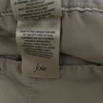 Joie  Women XL Front Pleated Linen Blend Cuff Chino Khaki Shorts Casual Preppy Photo 6