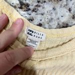 Billabong Yellow Ribbed Long Sleeve Photo 3