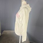 J. America Women’s White Embroidered SYRACUSE College Drawstring Hoodie Size L NEW Photo 4