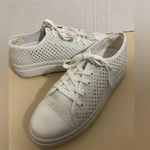 JSlides J/slides women white leather woven platform Natasha sneakers Size 8.5 Photo 0