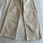H&M Off White Distressed Straight Leg Jeans Photo 3