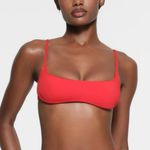 SKIMS  Bikini Top Micro Scoop Swim Ruby Photo 0