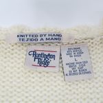 Vintage 70s Huntington Ridge Hand Knit Floral Sweater Size L Photo 6