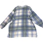 The Avenue Vintage Plaid Flannel Shirt Womens 22/24 Shacket Made USA Cozy Fall Blue Size undefined Photo 2