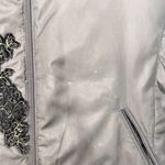 Guess  Y2K Black Puffer Jacket Floral Embroidered‎ Whimsigoth 90s Streetwear XL Photo 5