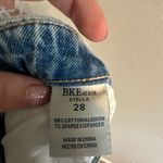 BKE  Stella Light Blue Distressed Denim Shorts Photo 3
