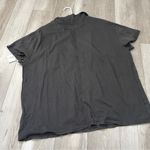 Free People  Polo Tshirt NWT nina oversized womens Gray (medium) boho preppy Photo 4