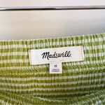 Madewell Gathered Pull On Midi Skirt Palm Leaf Green Size Medium Photo 6