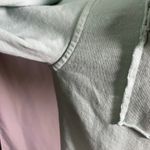 Avec Les Filles Mint Green Jacket Size S Cotton Utility Pocket Button Relaxed Photo 5