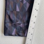 Lululemon Size 4 Cropped Leggings Stained Glass Love Nightfall Black Activewear Photo 8