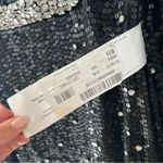 Mac Duggal NEW V Neck Sequin & Rhinestone Embellished High Slit Maxi Gown Black Photo 14